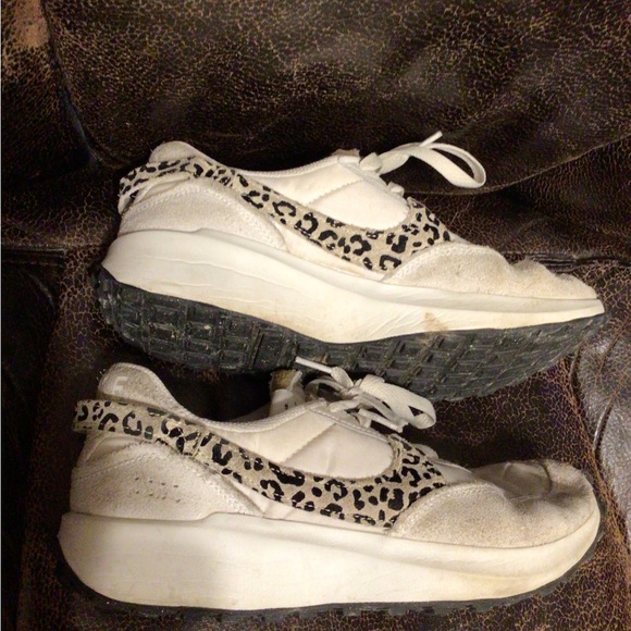 Nike Shoes - Nike Leopard Print Sneakers Size 8